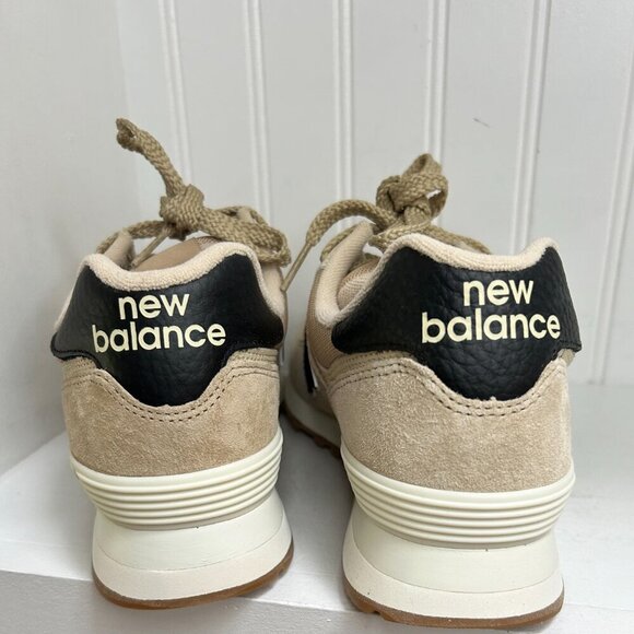 New Balance 574 Shoes in Beige/Black Size 8 in Men's. 9.5 Women's - Picture 8 of 8